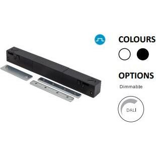 Powergear, Accessori per illuminazione, 48V I Verbinder INKL. PRO-NC01+RNC01 VERST??RKUNG F??R EINBAUSCHIENE, Schwarz