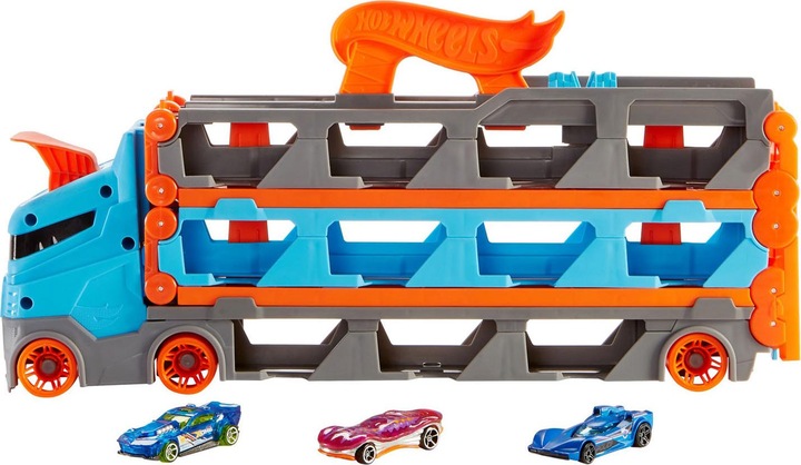 Image du produit Hot Wheels 2-in-1 Rennbahn-Transporter