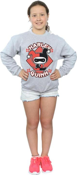 Produktbild Chibi Harley Quinn Badge Sweatshirt Mädchen (128)