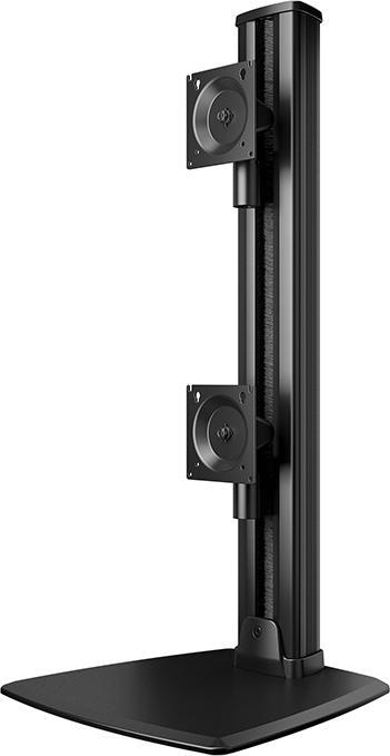 Immagine prodotto Multibrackets Supporto per monitor Dual 32-50", nero, verticale (Tavolo, 50", 24 kg)