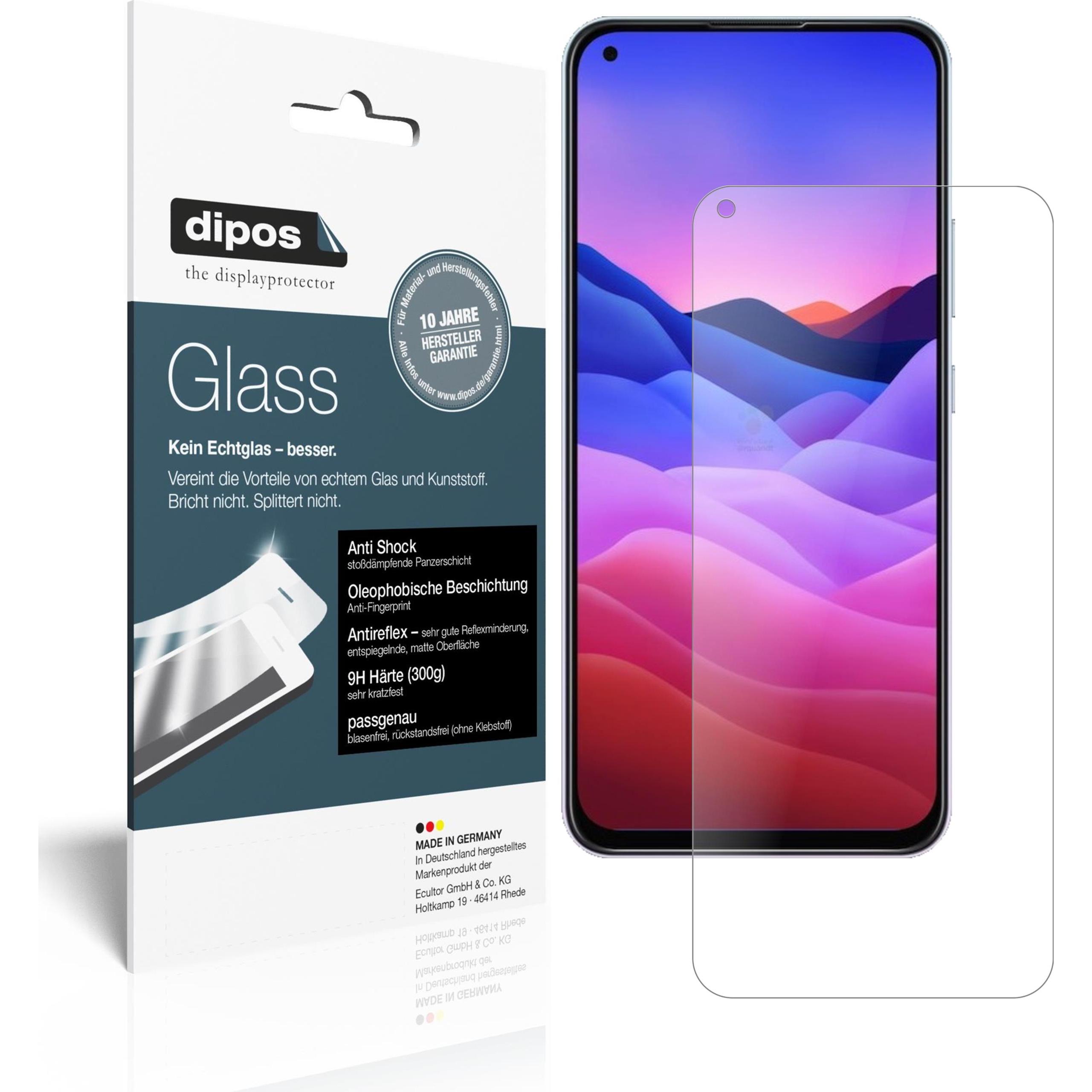 Dipos Displayschutz Anti-Shock (2 Stück, ZTE Axon 11 SE), Smartphone Schutzfolie, Transparent
