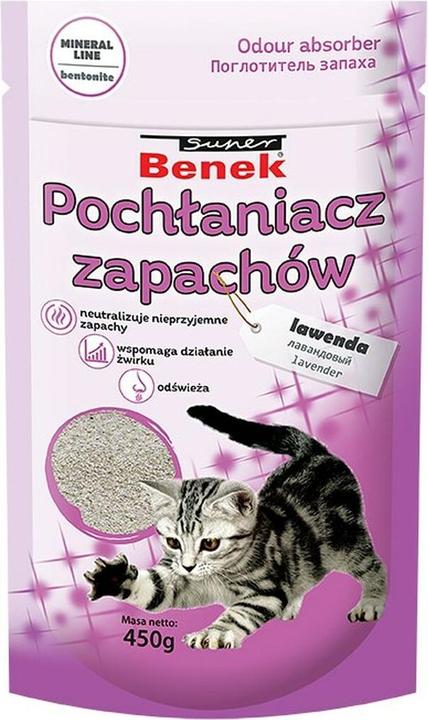 Certech Geruchsentferner Super Benek Lavendel 450 g (Nicht staubend, 0.45 kg)