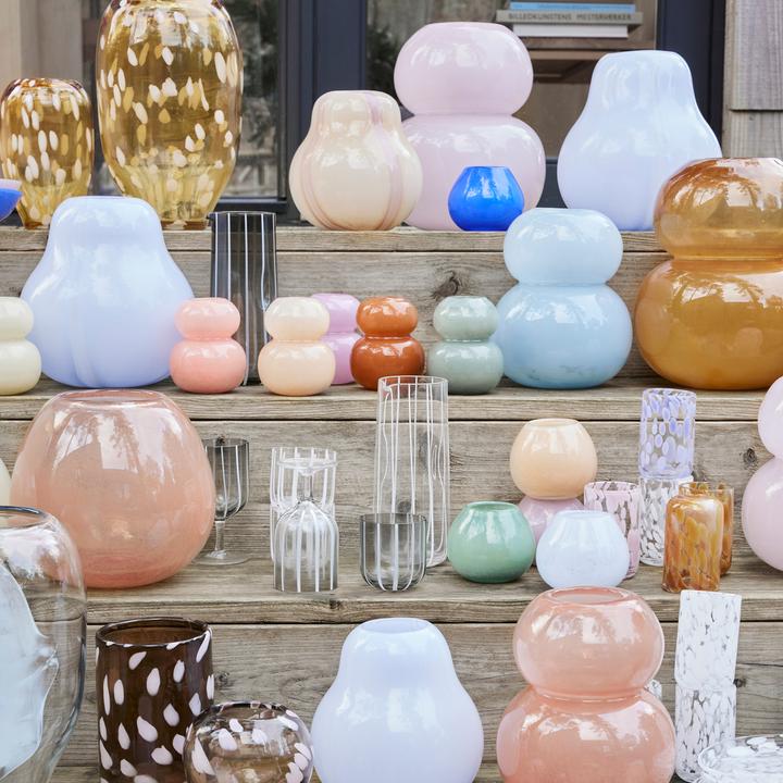 Immagine prodotto OYOY Living Bicchiere Jali 200 ml, 1 pezzo, Trasparente/Bianco (0.20 l, 1 x)