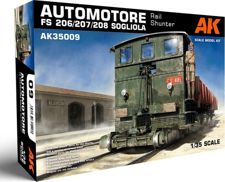 Produktbild AK Interactive AUTOMOTORE FS 206/207/208 SOGLIOLA RAIL SHUNTER 1/35