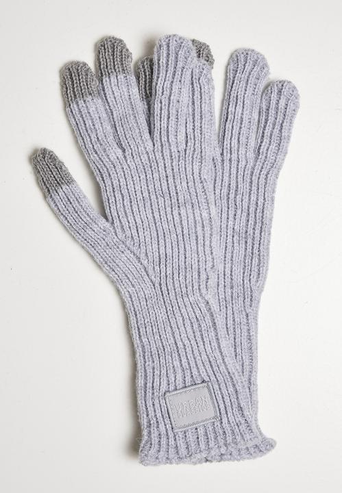 Actual product image Urban Classics Knitted Wool Mix Smart Gloves (L)