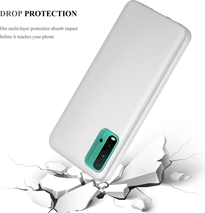 Produktbild Cadorabo TPU Matt Metallic Hülle (Xiaomi Poco M3, Xiaomi Redmi 9T)