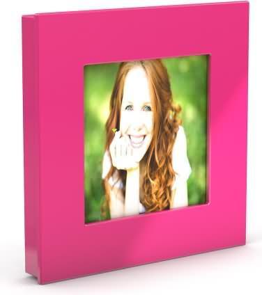 Produktbild Magni Mega Magnet SQUARE XL (75 x 75 mm, Bilderrahmen) pink (1 x)