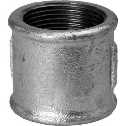 Thumbnail - Hermann schmidt, Rohrverbindungstechnik, HS Muffe 270 DN 50, 2, IG/IG, verzinkt (Rohrverschraubung)