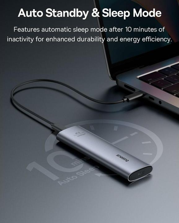 Produktbild Baseus FlyJoy Series SSD-Gehäuse (M.2 NVMe) Space Grau (M.2)