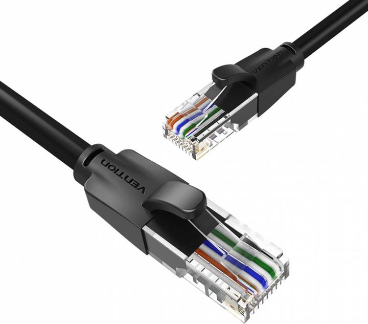 Actual product image Vention Cat.6 UTP Patch Cable, black, 5m (U/UTP, CAT6, 5 m)
