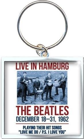 Actual product image The Beatles 1962 Hamburg Photo Print Keyring