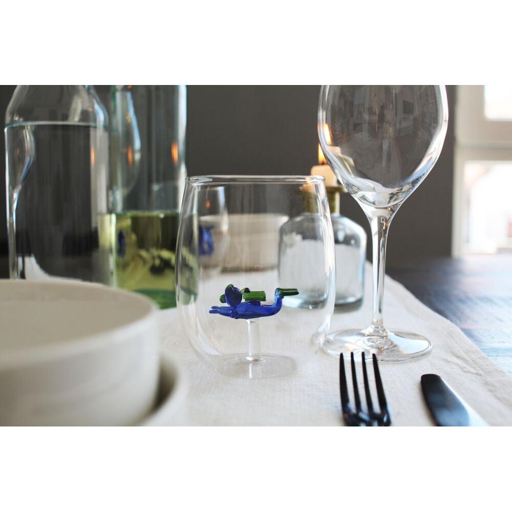 Winkee Drinking Glasses - Handmade Scuba Diver, Trinkgläser
