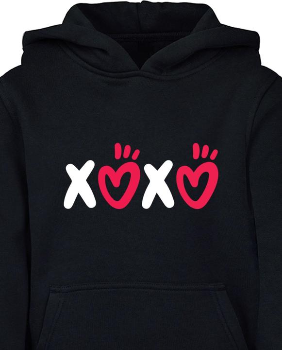 Produktbild Merchcode Valentines Day - XOXO Basic Kids Hoody - 174589 (158, 164)