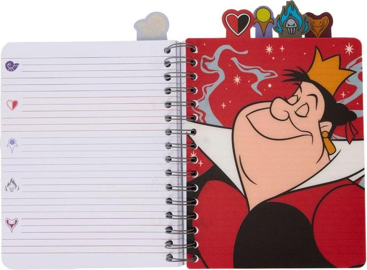 Actual product image Loungefly Disney Villains by Notebook Tab Journal (16 x 21 cm)