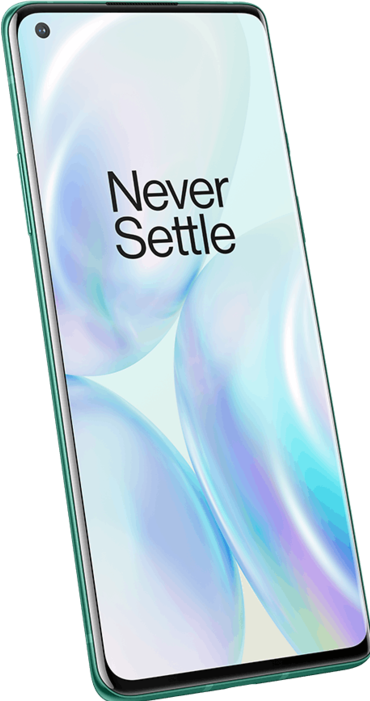 Produktbild OnePlus 8 (8GB) (128 GB, Glacial Green, 6.55", Dual SIM, 48 Mpx, 5G)