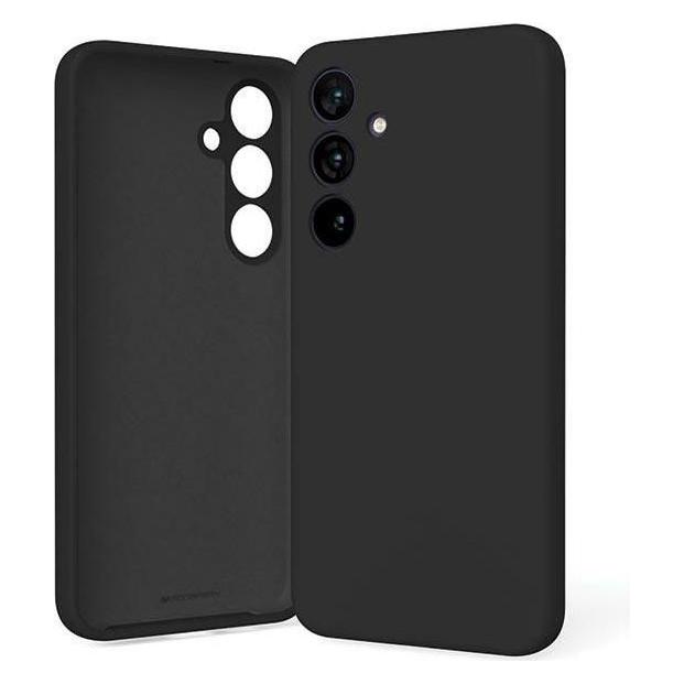 Mercury Nero Silicone + S926 Czarny/ (Samsung Galaxy S24+), Cover Smartphone,