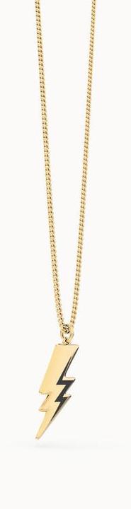 Image du produit MTM Collier Lightning Bolt (Laiton, Or 18k, 43 cm)