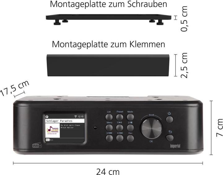 Produktbild Imperial Dabman i460 (DAB+, FM, Internetradio, WLAN, Bluetooth)