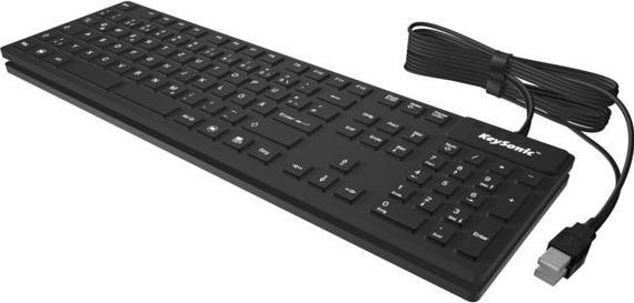 Productafbeelding KeySonic KSK-8030 IN industrieel siliconen toetsenbord eronomisch waterdicht antimicrobieel... (Duitsland, Bedraad)