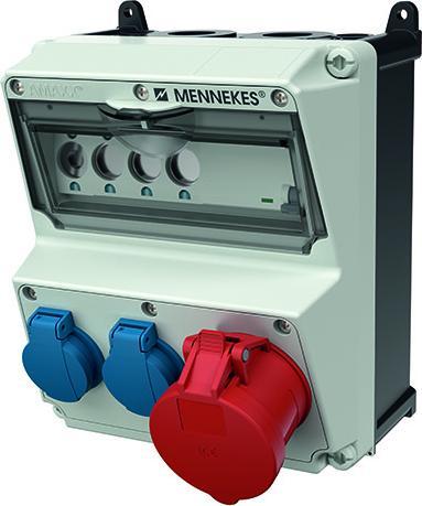 Actual product image Mennekes MEN 920014 Socket outlet combination AMAXX (2 x, CEE 32/3)