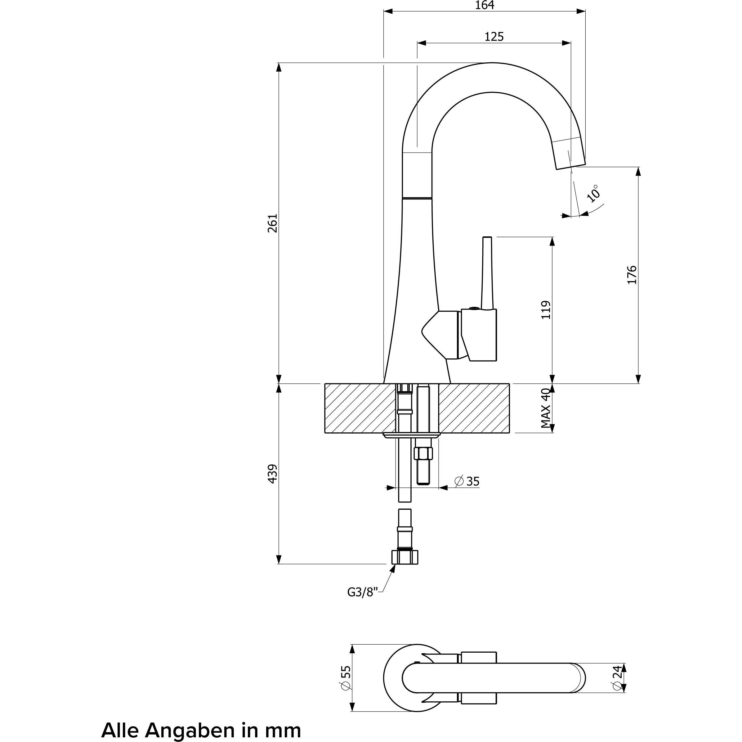 Thumbnail - Chris Bergen, Badarmatur, Waschtischarmatur