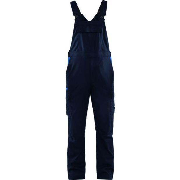 Blakläder, Arbeitshose, Latzhose Industrie Stretch, marineblau / kornblau, Konfektionsgrösse 25 (25)