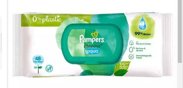 Immagine prodotto Pampers Salviette umidificate Aqua Harmonie (48 Pezzo/i)