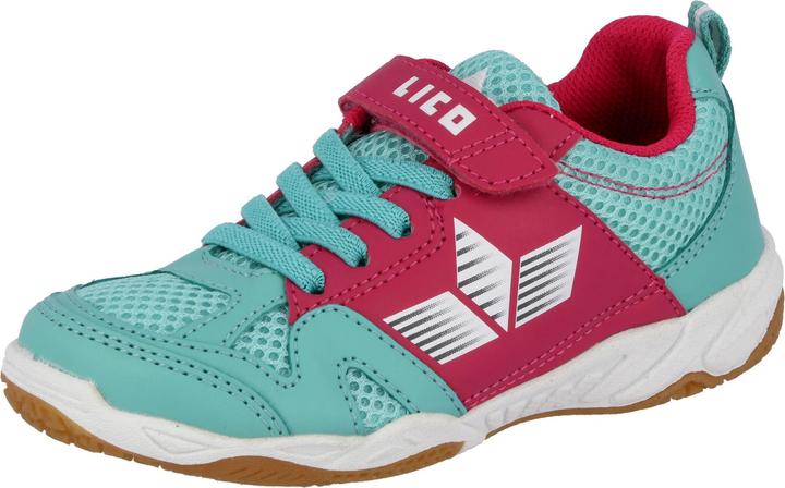 Pink, Turquoise, White