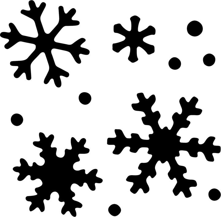 Actual product image VBS Magnetic punch "Snowflakes", ø 38 mm