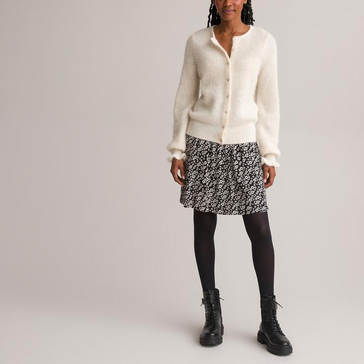 Immagine prodotto La Redoute Collections Cardigan con collo rotondo (M)