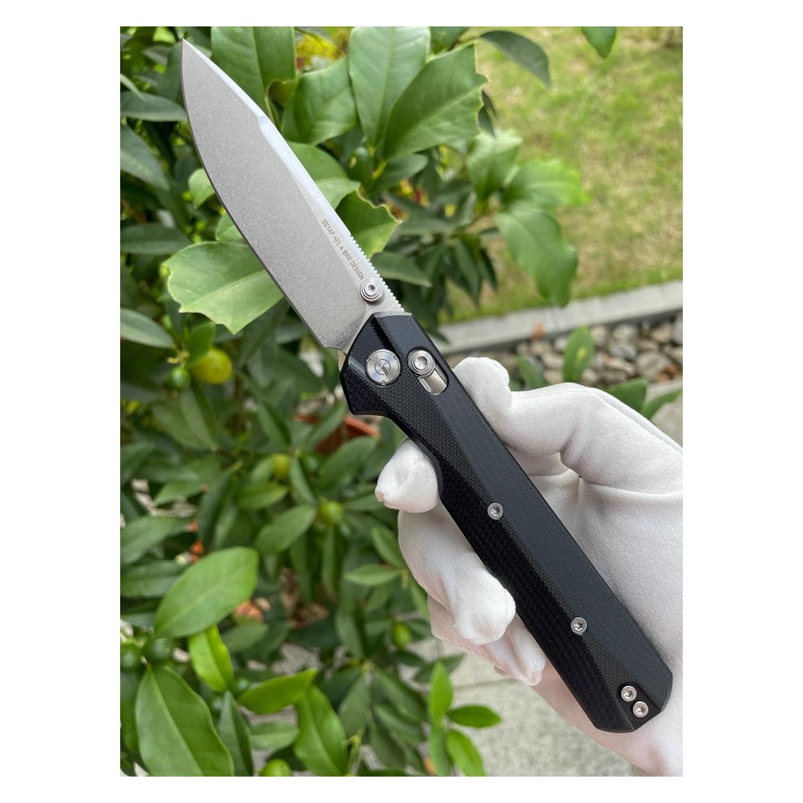 Messer KNIVESPL The First Black G10 14C28N (KPLTF-BKG10-SSS-1)
