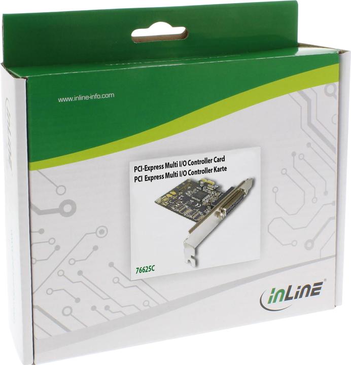 Produktbild InLine Schnittstellenkarte 1x 25-pol parallel PCIe PCI-Express Moschip MCS9900CV-AA