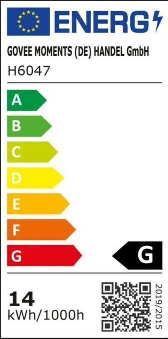 Energielabel Govee Gaming (160 lm)