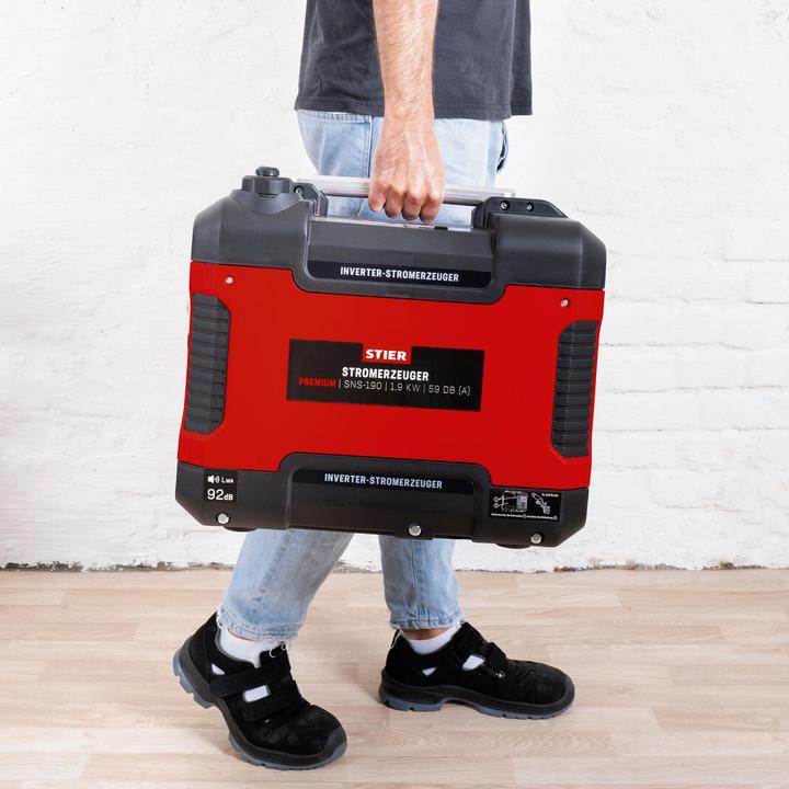 Produktbild Stier Inverter Stromerzeuger Premium SNS-190 1,9 kW 59 dB(A) (1600 W, 4 l)