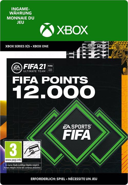 Actual product image Microsoft FIFA 21 Ultimate Team 12000 Points