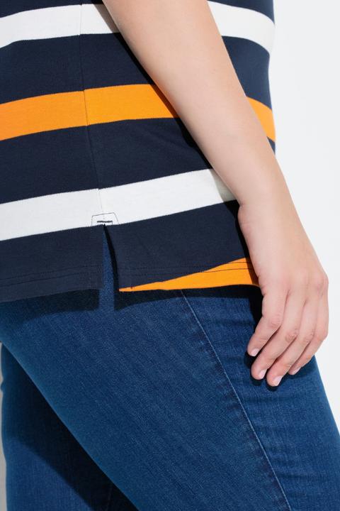 Produktbild Ulla Popken Sweater, Ringel, Rundhals, Halbarm (46, 48)