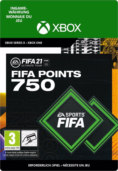 Produktbild Microsoft FIFA 21 Ultimate Team 750 Points