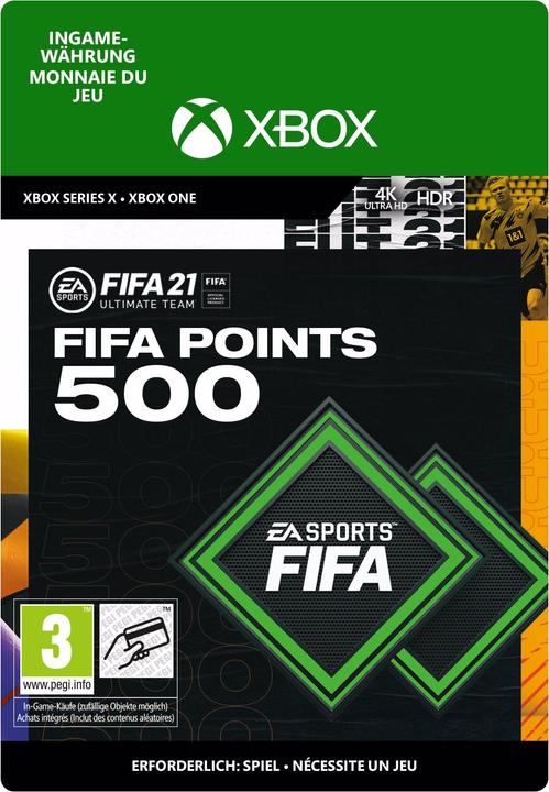 Actual product image Microsoft FIFA 21 Ultimate Team 500 Points