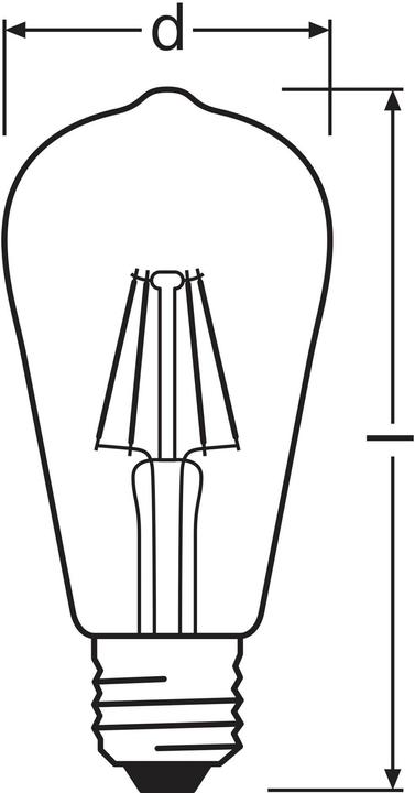 Produktbild Osram Vintage 1906 (E27, 725 lm, 2x)