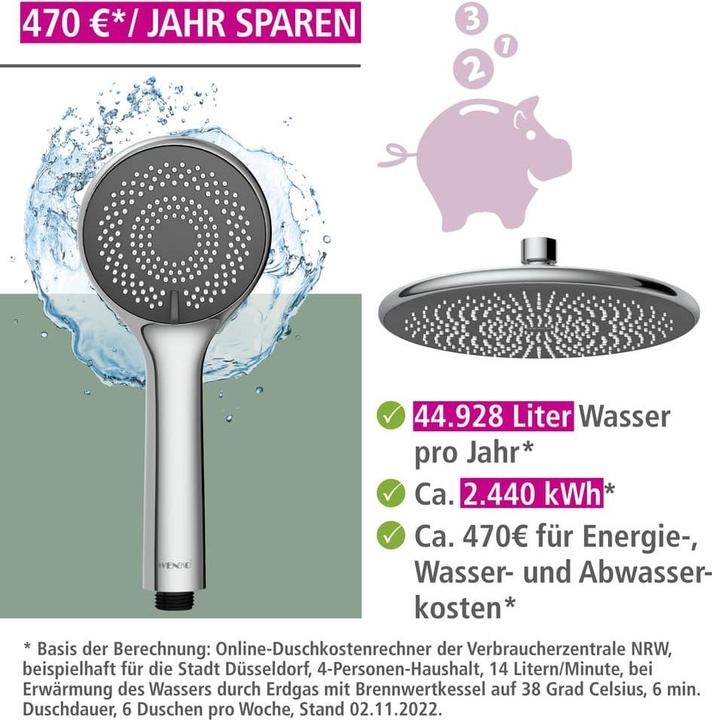 Produktbild Wenko Duschsystem