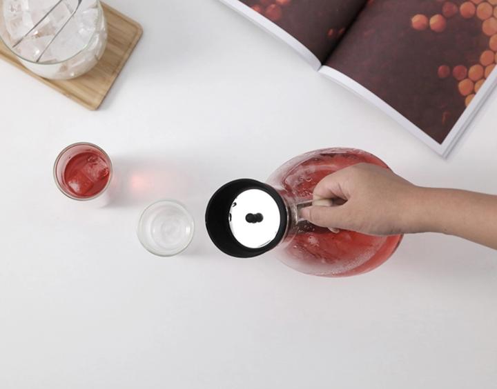 Actual product image Viva Iced tea carafe glass/sil./ES 2l (2 l)