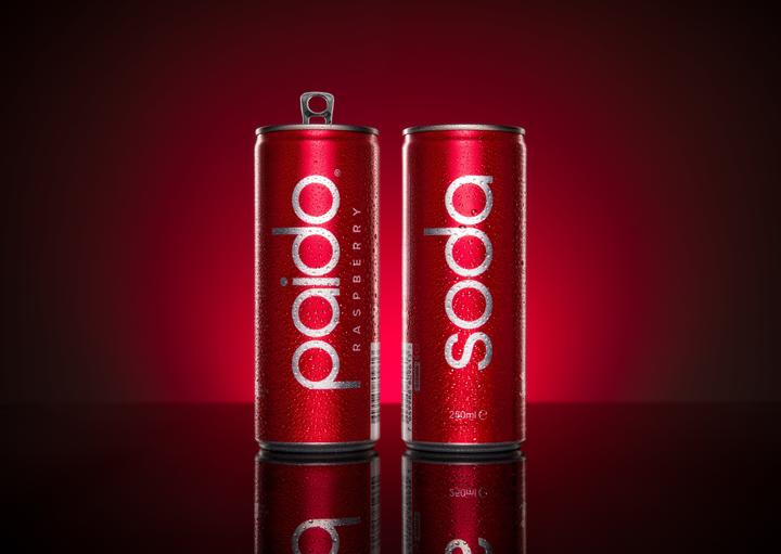 Actual product image Paido Soda Raspberry (24 x 25 cl)