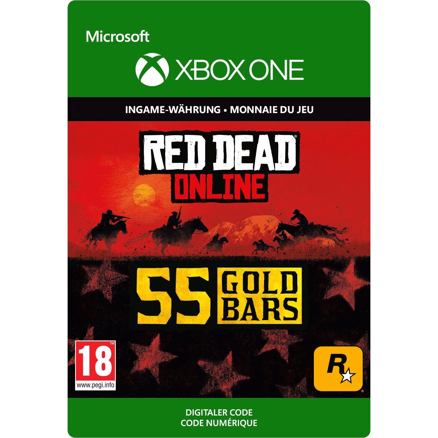 Thumbnail - Microsoft Red Dead Redemption 2: 55 Gold Bars, Ingame Währung