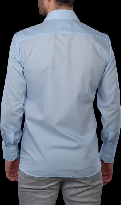 Produktbild The Basics Hemd Modern Fit Hai bügelleicht blue (L)