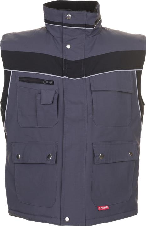 Productafbeelding Planam uniseks wintergilet PLALINE leisteen, zwart maat XS (XS)