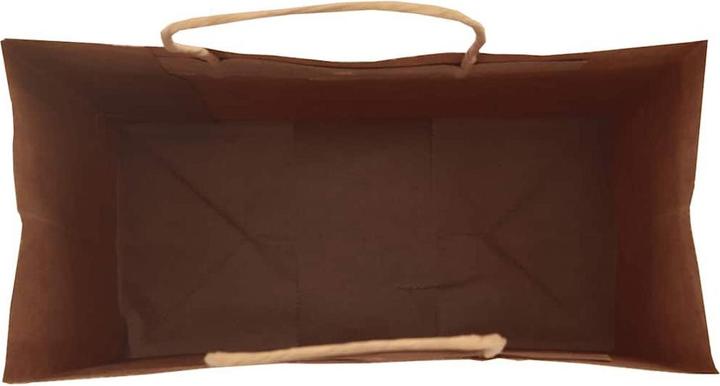 Produktbild vidaXL Kraftpapiertüten 50 Stk. mit Henkel Braun 22x11x31 cm Papiertüte (50 Stk.)