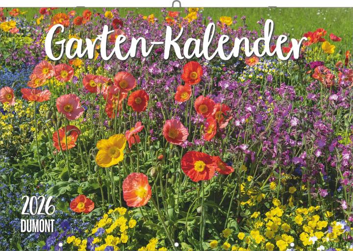 Garten-Kalender 2026 - Broschürenkalender - mit informativen Texten - mit Jahresplaner - Format 42 (A3)
