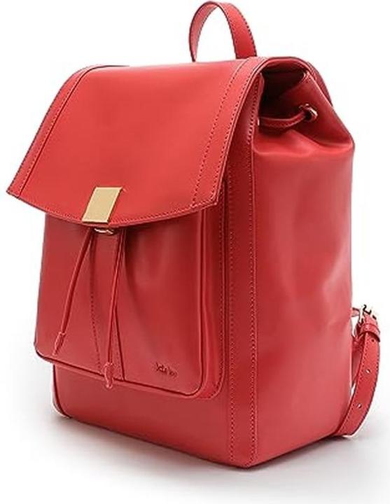 Actual product image Kate Moss Practical Compartmentalized Leather Backpack for Organization