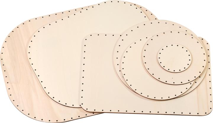 Produktbild VBS Peddigrohr-Boden "Rechteck", 4 mm, 24 x 34 cm, 54 Löcher