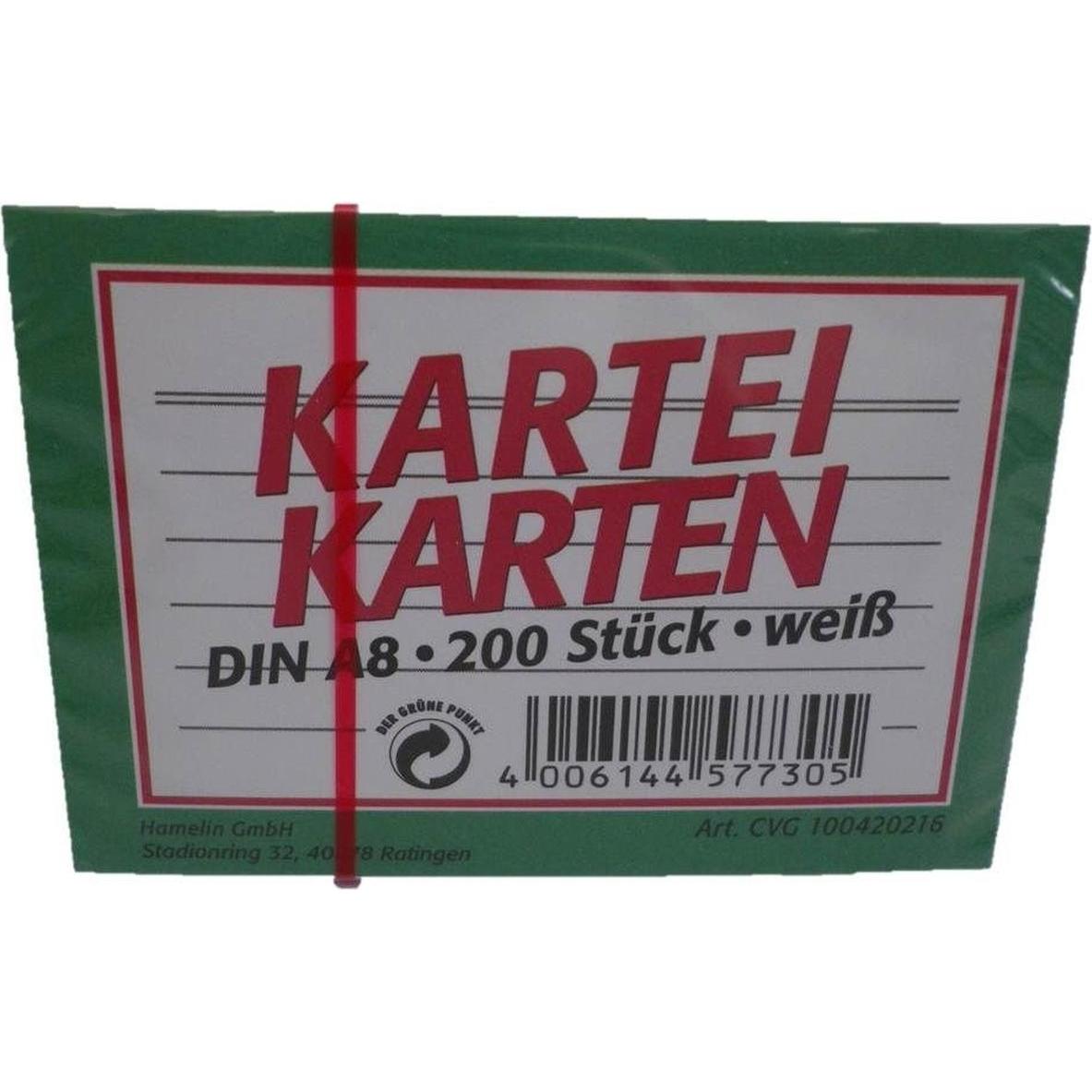Thumbnail - Landré, Karteikarten, A8 Karteikarten (A8, 170 g/m², 200 x)